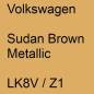 Preview: Volkswagen, Sudan Brown Metallic, LK8V / Z1.